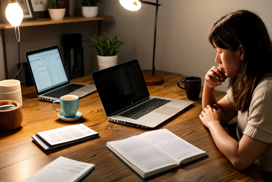 Tasse de café et lettre de relance fournisseur sur le bureau, symbole de la gestion administrative freelance et de la facturation fournisseurs